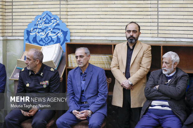 مراسم ترحیم پدر دریادار شهرام ایرانی فرمانده نداجا