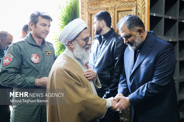 مراسم ترحیم پدر دریادار شهرام ایرانی فرمانده نداجا