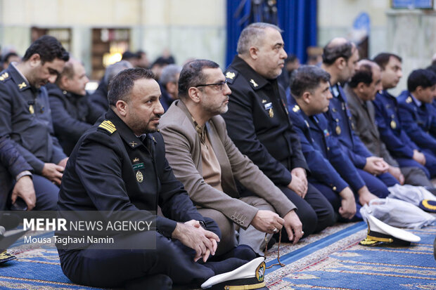 مراسم ترحیم پدر دریادار شهرام ایرانی فرمانده نداجا