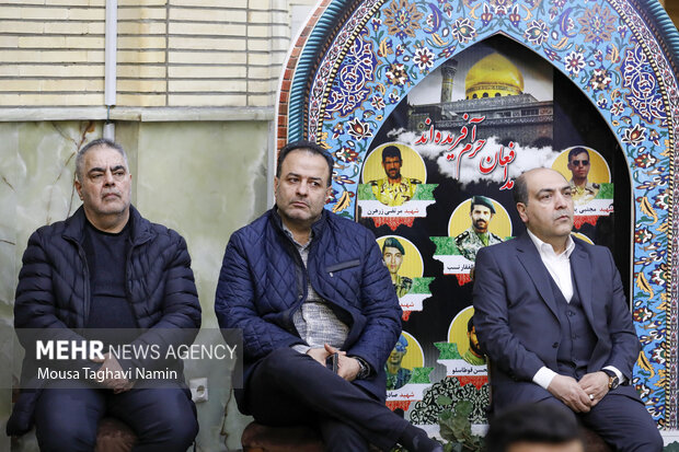 مراسم ترحیم پدر دریادار شهرام ایرانی فرمانده نداجا