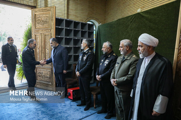 مراسم ترحیم پدر دریادار شهرام ایرانی فرمانده نداجا