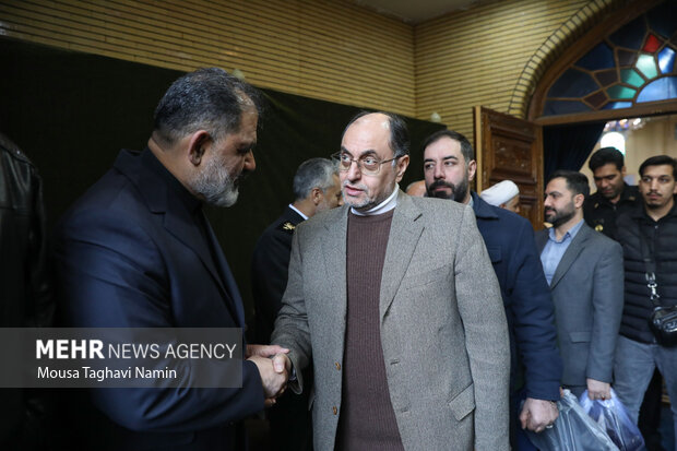 مراسم ترحیم پدر دریادار شهرام ایرانی فرمانده نداجا