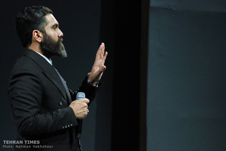 Iranian singer Ali Zand-Vakili performs at Fajr Music Festival