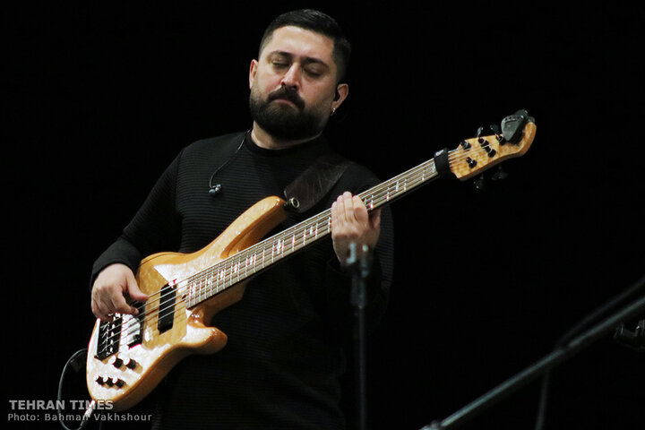 Iranian singer Ali Zand-Vakili performs at Fajr Music Festival