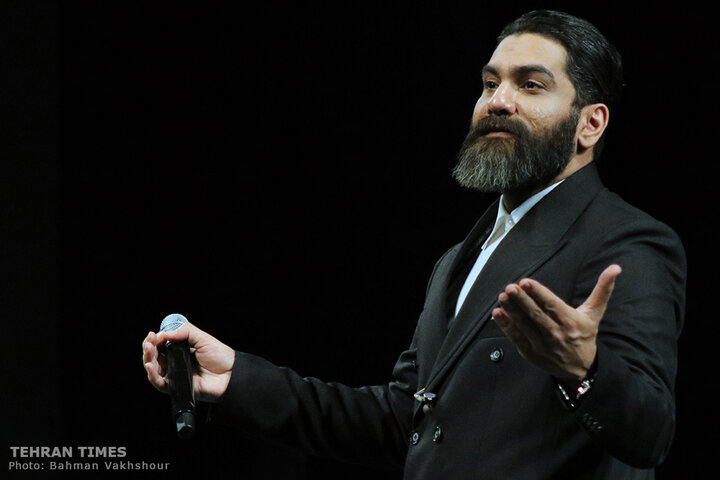 Iranian singer Ali Zand-Vakili performs at Fajr Music Festival