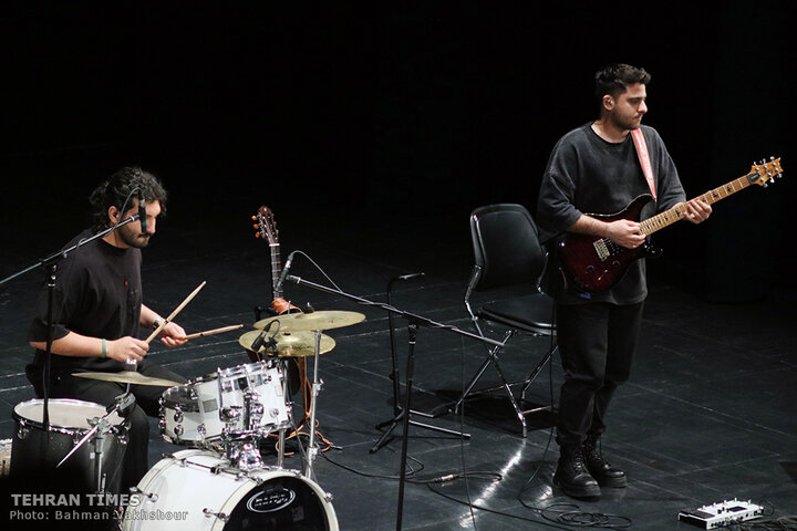 Iranian singer Ali Zand-Vakili performs at Fajr Music Festival