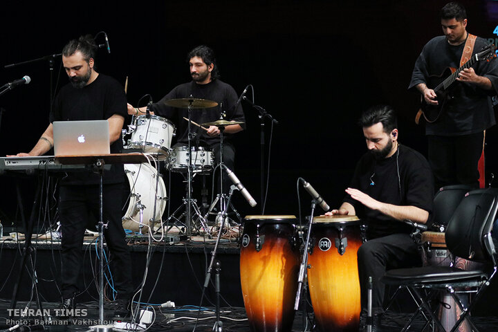 Iranian singer Ali Zand-Vakili performs at Fajr Music Festival