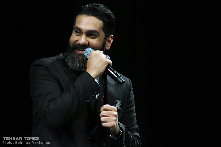 Iranian singer Ali Zand-Vakili performs at Fajr Music Festival