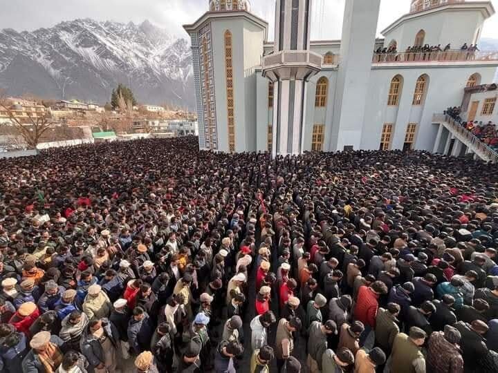 سکردو، معروف نوحہ خوان علی کاظم اور دیگر کی نماز جنازہ، عوام کی بھرپور شرکت +ویڈیو، تصاویر