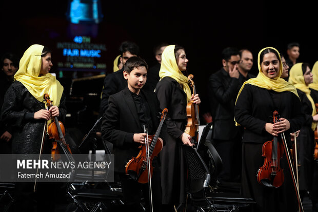 آخرین شب چهلمین جشنواره بین‌المللی موسیقی فجر