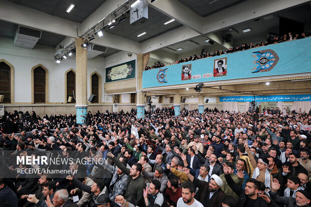 دیدار مردم آذربایجان شرقی با رهبر معظم انقلاب