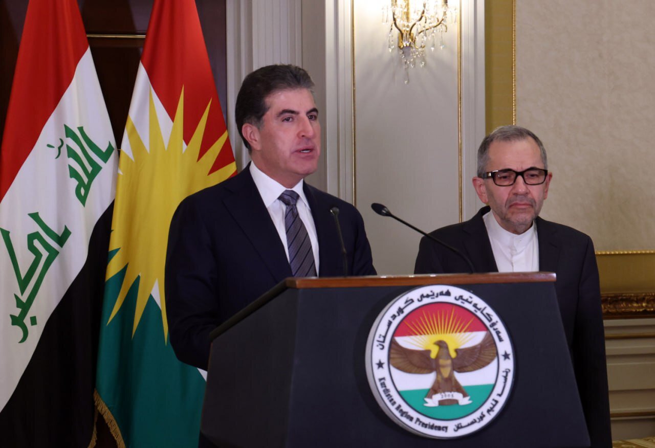 نێچیرڤان بارزانی و جێگری وەزیری دەرەوەی ئێران کۆبوونەوە