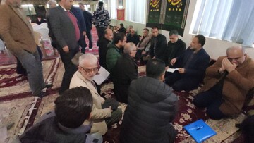 برگزاری میز خدمت جهادی در روستای نازکسرا آستانه اشرفیه