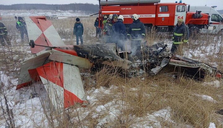 سقوط هواپیمای روسیه در «نیژنی نووگورود» با ۲ کشته+ تصاویر