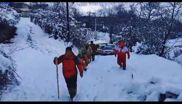 ۳ مفقودی در کوهستان مالیموس میرآباد نجات پیدا کردند