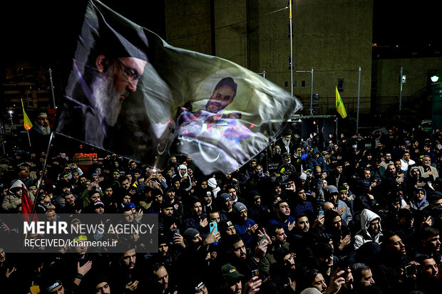 Irak'ta Nasrallah için sembolik cenaze töreni düzenleniyor Irak'ta Nasrallah için sembolik cenaze töreni düzenleniyor