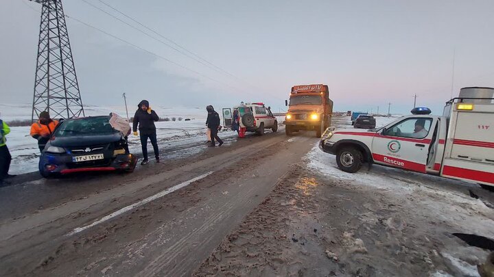 ۵ مصدوم در سانحه رانندگی محور مراغه – هشترود