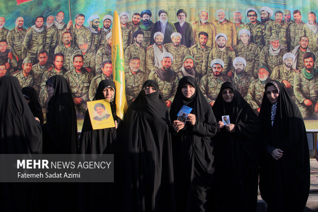 راهپیمایی «لبیک یا نصرالله» در قم