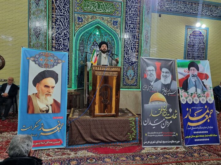 مراسم شام غریبان شهیدان نصرالله و صفیالدین در هریس