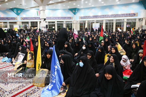 مراسم بزرگداشت شهید سید حسن نصرالله در بجنورد