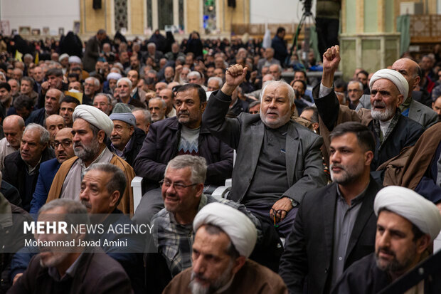 اجتماع مردمی «لبیک یا نصرالله» در قزوین