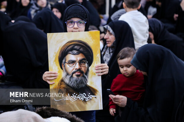 مراسم بزرگداشت شهید «سید حسن نصرالله» در سنندج