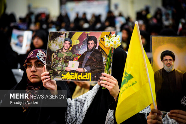 مراسم بزرگداشت، شهید سید حسن نصرالله در اصفهان