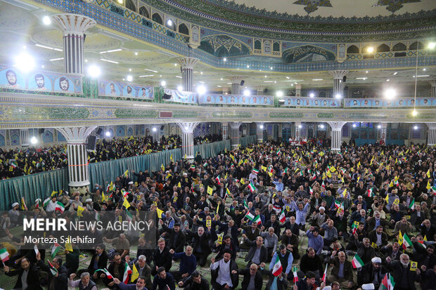 گرامیداشت شهید‌ سیدحسن‌نصرالله در شهرکرد