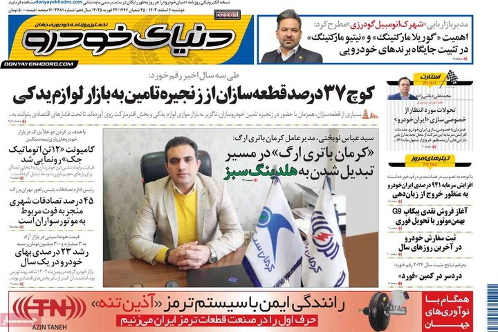 روزنامه‌های اقتصادی دوشنبه‌ ششم اسفند ۱۴۰۳