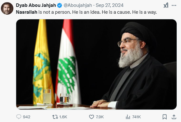 سید مقاومت از نگاه کاربران انگلیسیزبان «ایکس»؛ نصرالله ایده و هدف است