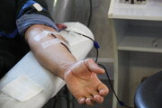 استقرار تیم سیار انتقال خون در شهرستان صحنه