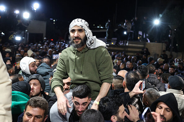 ۴۵۶ اسیر فلسطینی آزاد شدند+ فیلم