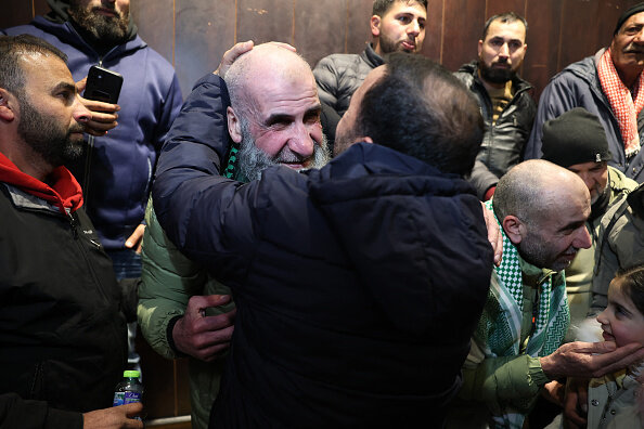 ۴۵۶ اسیر فلسطینی آزاد شدند+ فیلم