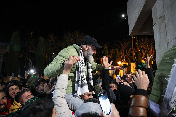 ۴۵۶ اسیر فلسطینی آزاد شدند+ فیلم