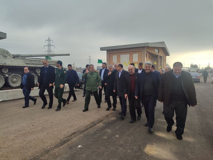 بازدید وزیر میراث فرهنگی از باغ موزه دفاع مقدس گیلان