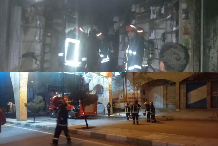 آتشسوزی در بازار سنتی کرمانشاه مهار شد