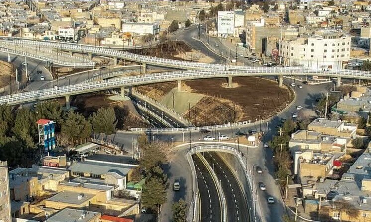 اولین تقاطع ۳ سطحی استان سمنان افتتاح شد