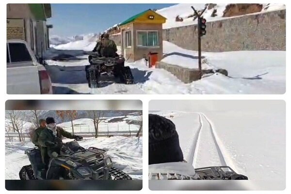 استفاده از موتورهای برفرو برای پایش پارک ملی لار در فصل سرما