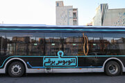 کشتی حامل ۵۰ اتوبوس برقی به بندرعباس رسید