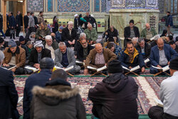 Recitation of Holy Quran in Imam Reza holy shrine