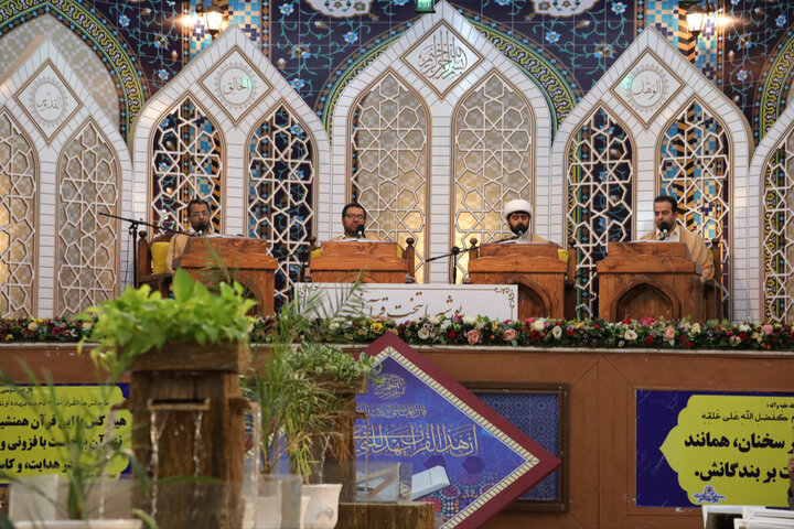 چهاردهمین دوره ترتیلخوانی نوای ملکوت در بوشهر برگزار شد