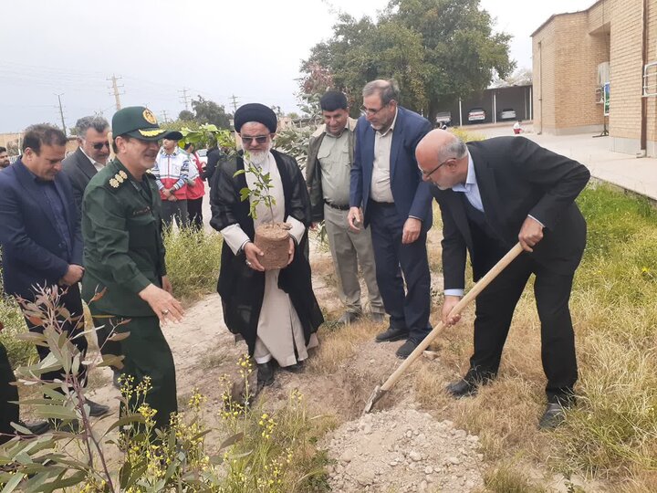 ۱۱۲ نهال به نام امدادگران شهید در دهلران غرس شد