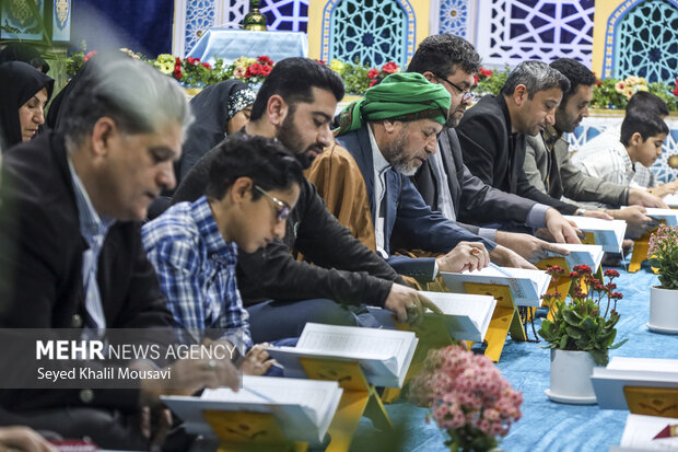 جزخوانی قرآن در مسجد نور اهواز