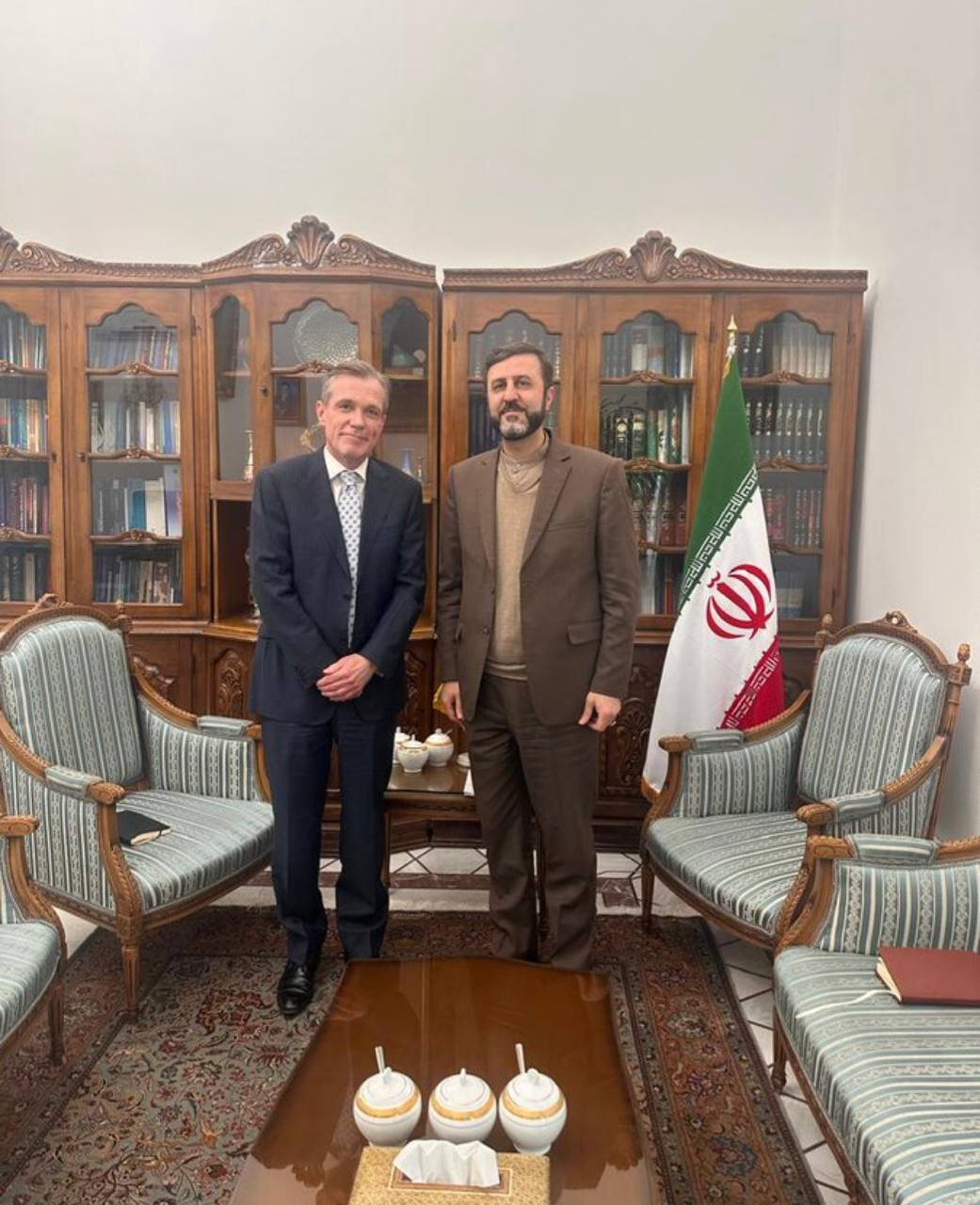 غريب أبادي يستقبل سفراء جنوب أفريقيا والنرويج والدنمارك