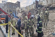 4-storey building collapses in downtown Tehran