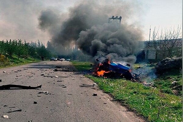 An Israeli drone targets a vehicle in Lebanon
