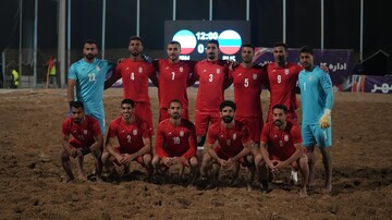 Iran beach soccer