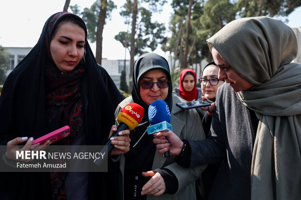 فاطمه مهاجرانی سخنگوی دولت در حاشیه جلسه هیئت دولت