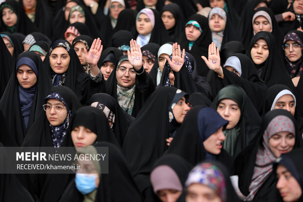 دیدار رمضانی دانشجویان با رهبر معظم انقلاب اسلامی