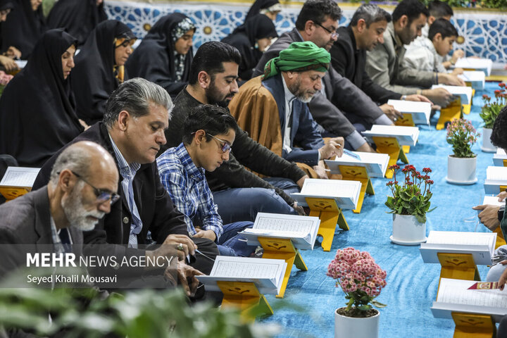 جزءخوانی قرآن در مسجد نور اهواز